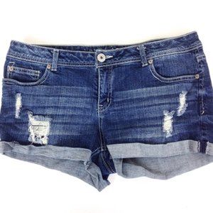 Vanilla Star Distressed Denim Shorts 31